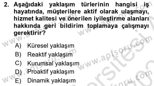 Modern Büro Yönetimi Dersi 2021 - 2022 Yılı (Final) Dönem Sonu Sınav Soruları 2. Soru