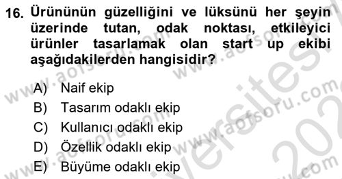 Modern Büro Yönetimi Dersi 2021 - 2022 Yılı Yaz Okulu Sınavı 16. Soru