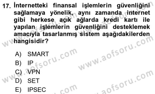 Modern Büro Yönetimi Dersi 2022 - 2023 Yılı Yaz Okulu Sınav Soruları 17. Soru