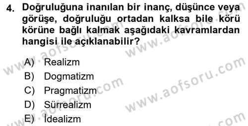 Modern Büro Yönetimi Dersi 2022 - 2023 Yılı Yaz Okulu Sınav Soruları 4. Soru
