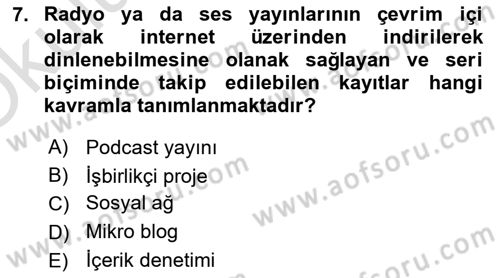 Modern Büro Yönetimi Dersi 2022 - 2023 Yılı Yaz Okulu Sınav Soruları 7. Soru