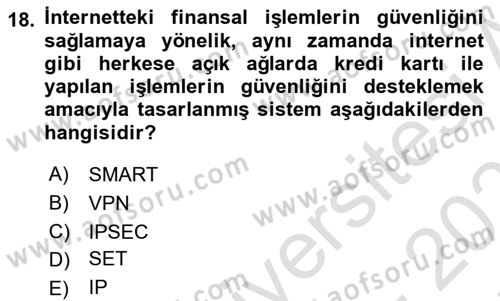 Modern Büro Yönetimi Dersi 2024 - 2025 Yılı (Final) Dönem Sonu Sınav Soruları 18. Soru