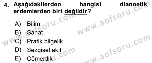 Modern Büro Yönetimi Dersi 2024 - 2025 Yılı (Final) Dönem Sonu Sınav Soruları 4. Soru