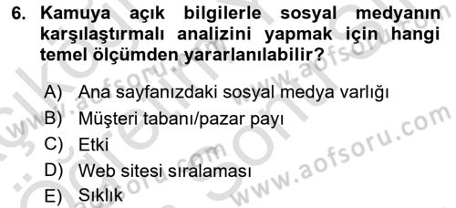 Modern Büro Yönetimi Dersi 2024 - 2025 Yılı (Final) Dönem Sonu Sınav Soruları 6. Soru