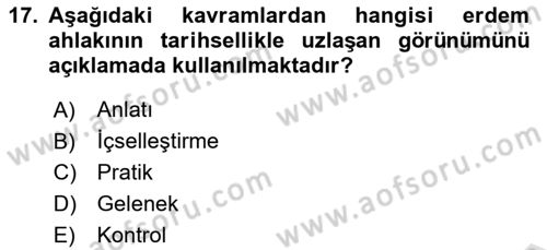 Modern Büro Yönetimi Dersi 2025 - 2026 Yılı (Vize) Ara Sınav Soruları 17. Soru
