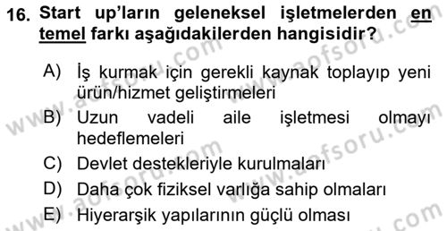 Modern Büro Yönetimi Dersi 2025 - 2026 Yılı (Final) Dönem Sonu Sınav Soruları 16. Soru