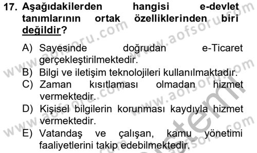 Dosyalama Arşivleme Dersi 2012 - 2013 Yılı (Final) Dönem Sonu Sınav Soruları 17. Soru