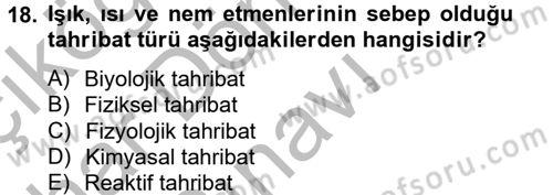 Dosyalama Arşivleme Dersi 2012 - 2013 Yılı (Final) Dönem Sonu Sınav Soruları 18. Soru