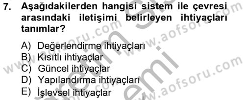 Dosyalama Arşivleme Dersi 2012 - 2013 Yılı (Final) Dönem Sonu Sınav Soruları 7. Soru