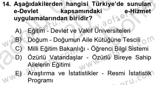 Dosyalama Arşivleme Dersi 2015 - 2016 Yılı (Final) Dönem Sonu Sınav Soruları 14. Soru