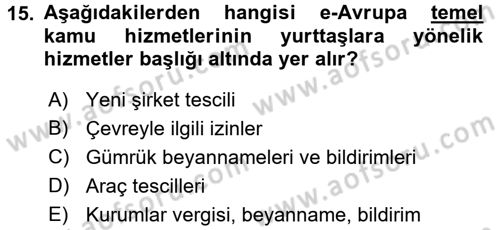 Dosyalama Arşivleme Dersi 2016 - 2017 Yılı (Final) Dönem Sonu Sınav Soruları 15. Soru