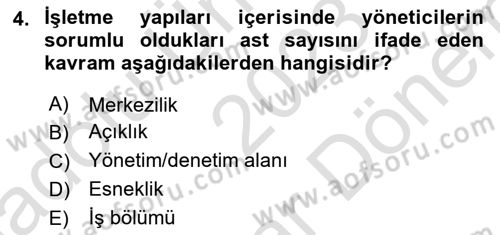 Dosyalama Arşivleme Dersi 2023 - 2024 Yılı (Final) Dönem Sonu Sınav Soruları 4. Soru