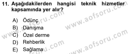 Dosyalama Arşivleme Dersi 2023 - 2024 Yılı Yaz Okulu Sınav Soruları 11. Soru