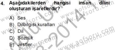 Mesleki Yazışmalar Dersi 2013 - 2014 Yılı Tek Ders Sınav Soruları 4. Soru