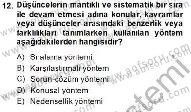 Mesleki Yazışmalar Dersi Ara Sınavı Deneme Sınav Soruları 12. Soru