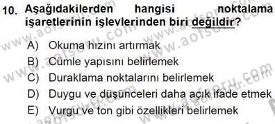 Mesleki Yazışmalar Dersi Ara Sınavı Deneme Sınav Soruları 10. Soru