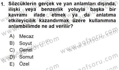 Mesleki Yazışmalar Dersi 2015 - 2016 Yılı (Final) Dönem Sonu Sınav Soruları 1. Soru