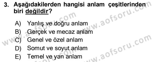 Mesleki Yazışmalar Dersi 2020 - 2021 Yılı Yaz Okulu Sınav Soruları 3. Soru