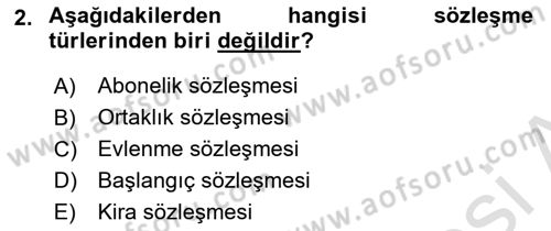 Mesleki Yazışmalar Dersi 2022 - 2023 Yılı (Final) Dönem Sonu Sınav Soruları 2. Soru