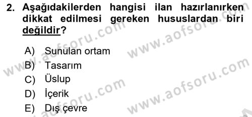 Mesleki Yazışmalar Dersi 2025 - 2026 Yılı Yaz Okulu Sınav Soruları 2. Soru