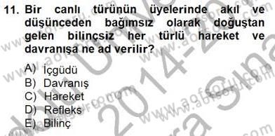 İş Ortamında Protokol Ve Davranış Kuralları Dersi 2014 - 2015 Yılı (Vize) Ara Sınav Soruları 11. Soru