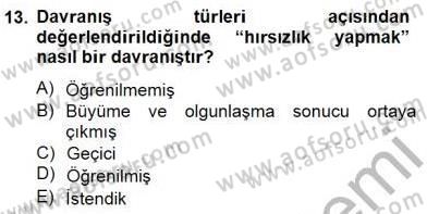 İş Ortamında Protokol Ve Davranış Kuralları Dersi 2014 - 2015 Yılı (Vize) Ara Sınav Soruları 13. Soru