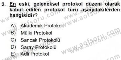 İş Ortamında Protokol Ve Davranış Kuralları Dersi 2015 - 2016 Yılı (Vize) Ara Sınav Soruları 2. Soru