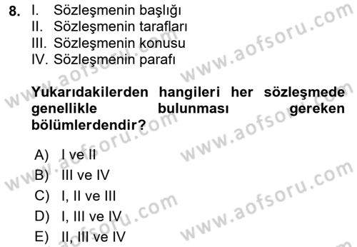 İş Ortamında Protokol Ve Davranış Kuralları Dersi 2025 - 2026 Yılı (Vize) Ara Sınav Soruları 8. Soru