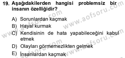 Yönetici Asistanlığı Dersi Ara Sınavı Deneme Sınav Soruları 19. Soru