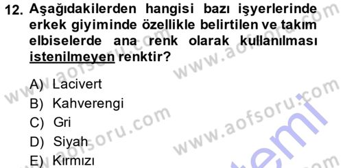 Yönetici Asistanlığı Dersi 2013 - 2014 Yılı (Final) Dönem Sonu Sınav Soruları 12. Soru
