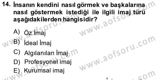 Yönetici Asistanlığı Dersi 2014 - 2015 Yılı (Final) Dönem Sonu Sınav Soruları 14. Soru