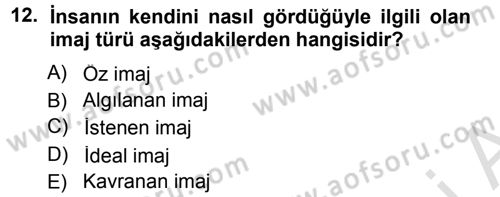 Yönetici Asistanlığı Dersi 2014 - 2015 Yılı Tek Ders Sınav Soruları 12. Soru