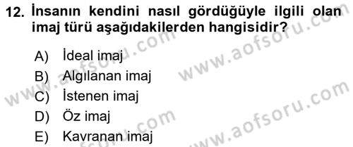 Yönetici Asistanlığı Dersi 2015 - 2016 Yılı Tek Ders Sınav Soruları 12. Soru