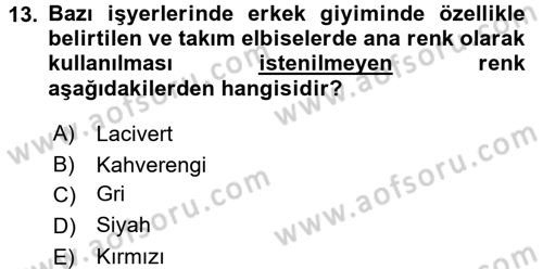 Yönetici Asistanlığı Dersi 2015 - 2016 Yılı Tek Ders Sınav Soruları 13. Soru