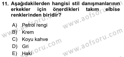 Yönetici Asistanlığı Dersi 2018 - 2019 Yılı Yaz Okulu Sınav Soruları 11. Soru