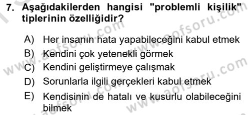 Yönetici Asistanlığı Dersi 2021 - 2022 Yılı (Final) Dönem Sonu Sınav Soruları 7. Soru