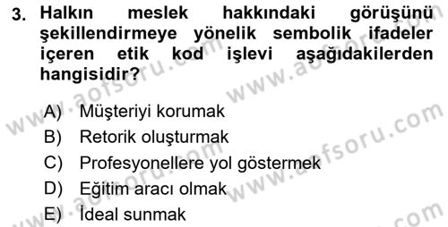 Yönetici Asistanlığı Dersi 2023 - 2024 Yılı Yaz Okulu Sınav Soruları 3. Soru