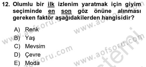 Yönetici Asistanlığı Dersi 2024 - 2025 Yılı (Final) Dönem Sonu Sınav Soruları 12. Soru
