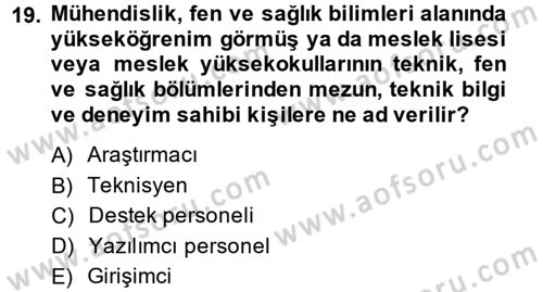 Kamu Özel Kesim Yapısı Ve İlişkileri Dersi 2012 - 2013 Yılı (Final) Dönem Sonu Sınavı 19. Soru