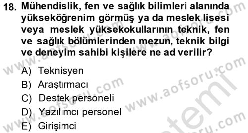 Kamu Özel Kesim Yapısı Ve İlişkileri Dersi 2013 - 2014 Yılı Tek Ders Sınavı 18. Soru