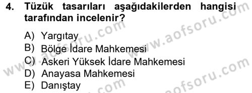 Kamu Özel Kesim Yapısı Ve İlişkileri Dersi 2013 - 2014 Yılı Tek Ders Sınavı 4. Soru