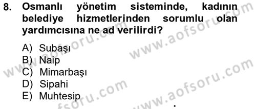 Kamu Özel Kesim Yapısı Ve İlişkileri Dersi 2013 - 2014 Yılı Tek Ders Sınavı 8. Soru