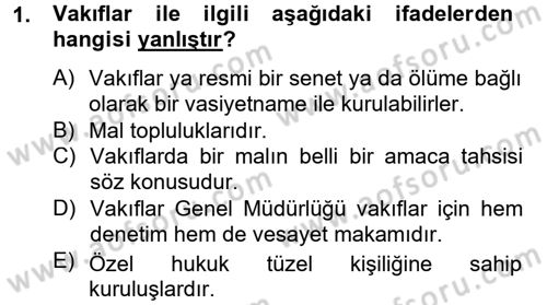 Kamu Özel Kesim Yapısı Ve İlişkileri Dersi 2014 - 2015 Yılı Tek Ders Sınavı 1. Soru