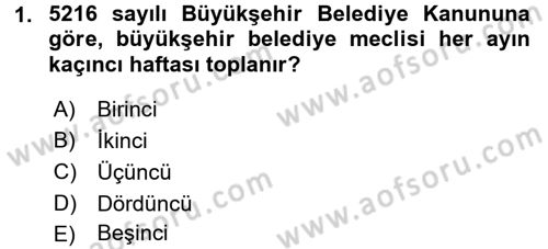 Kamu Özel Kesim Yapısı Ve İlişkileri Dersi 2015 - 2016 Yılı Tek Ders Sınavı 1. Soru