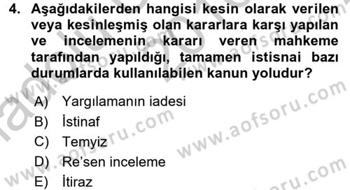 Kamu Özel Kesim Yapısı Ve İlişkileri Dersi 2016 - 2017 Yılı (Vize) Ara Sınavı 4. Soru