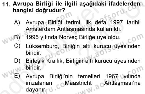 Kamu Özel Kesim Yapısı Ve İlişkileri Dersi 2017 - 2018 Yılı 3 Ders Sınavı 11. Soru