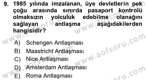 Kamu Özel Kesim Yapısı Ve İlişkileri Dersi 2017 - 2018 Yılı 3 Ders Sınavı 9. Soru