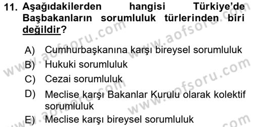 Kamu Özel Kesim Yapısı Ve İlişkileri Dersi 2017 - 2018 Yılı (Vize) Ara Sınavı 11. Soru