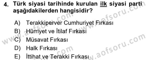 Kamu Özel Kesim Yapısı Ve İlişkileri Dersi 2017 - 2018 Yılı (Vize) Ara Sınavı 4. Soru