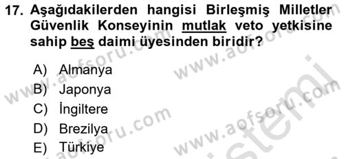 Kamu Özel Kesim Yapısı Ve İlişkileri Dersi 2021 - 2022 Yılı (Final) Dönem Sonu Sınav Soruları 17. Soru
